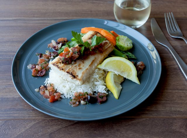 Pan seared Mahi Mahi with Roasted Potatoes by Chef Guru Sigdel : Lish