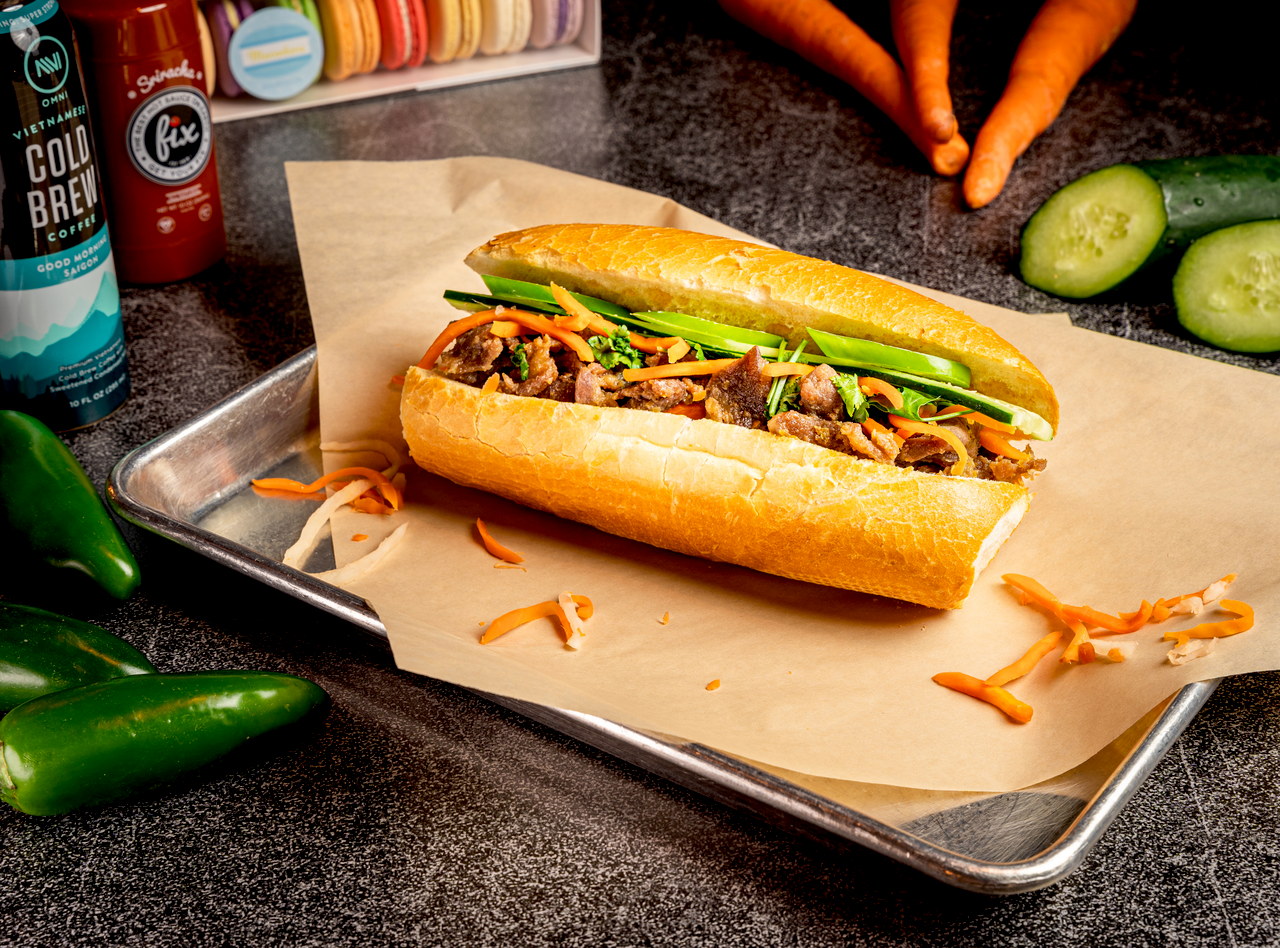 Vegan Tofu Banh Mi Boxed Lunch by Vinason Pho Kitchen - SODO