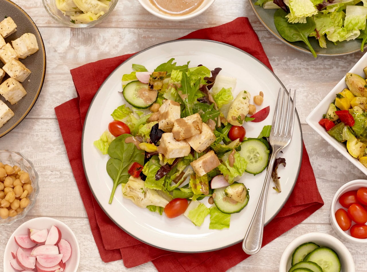 Build Your Own Salad Bar With Tofu By Chef Guru Sigdel Corporate
