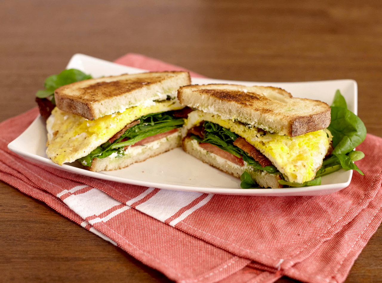 Bacon and Egg Breakfast Sandwich Boxed Lunch by Chef Lilly Gjekmarkaj