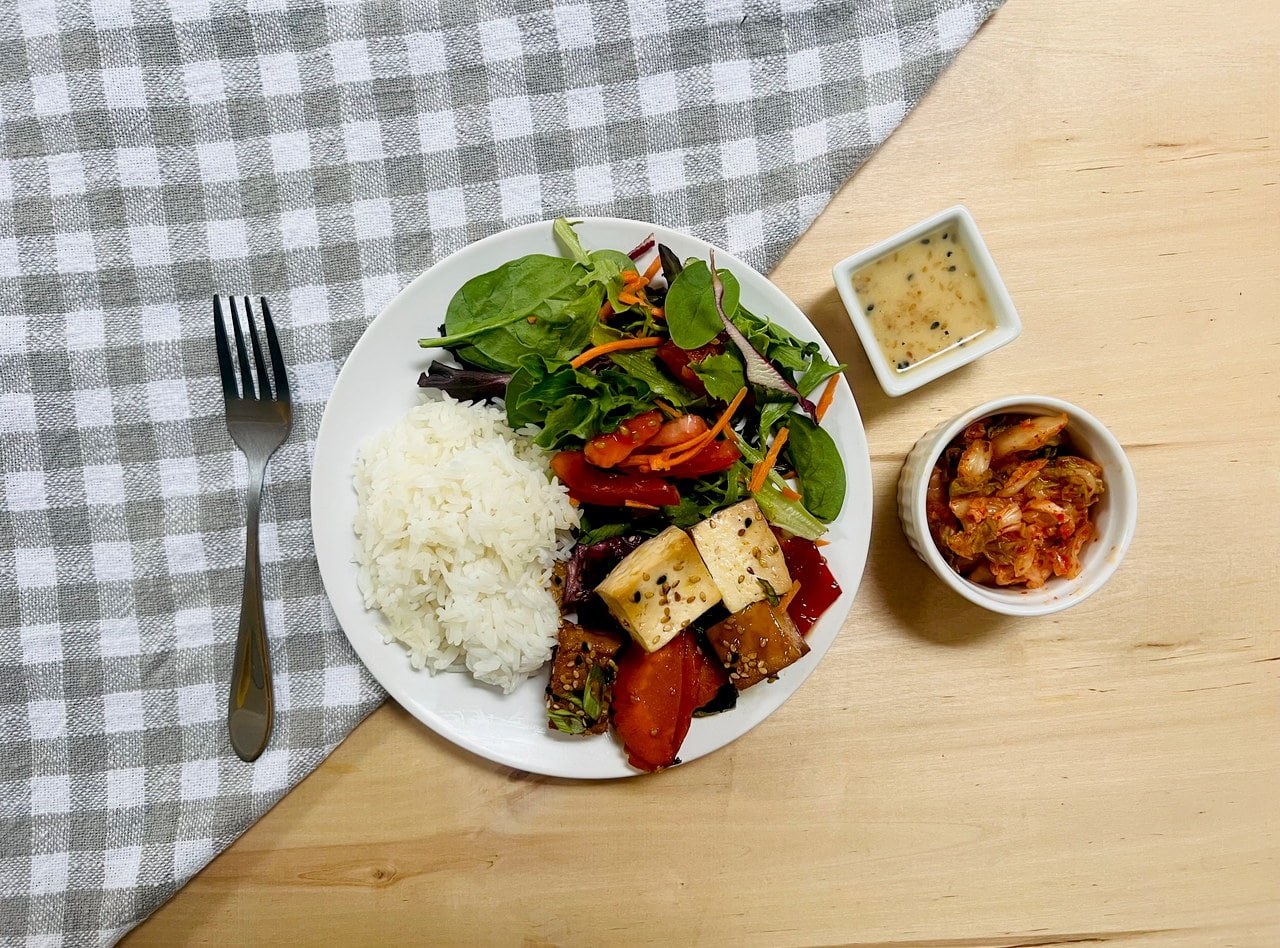 Marinated Tofu with Vegetables by Chef Kay Kim