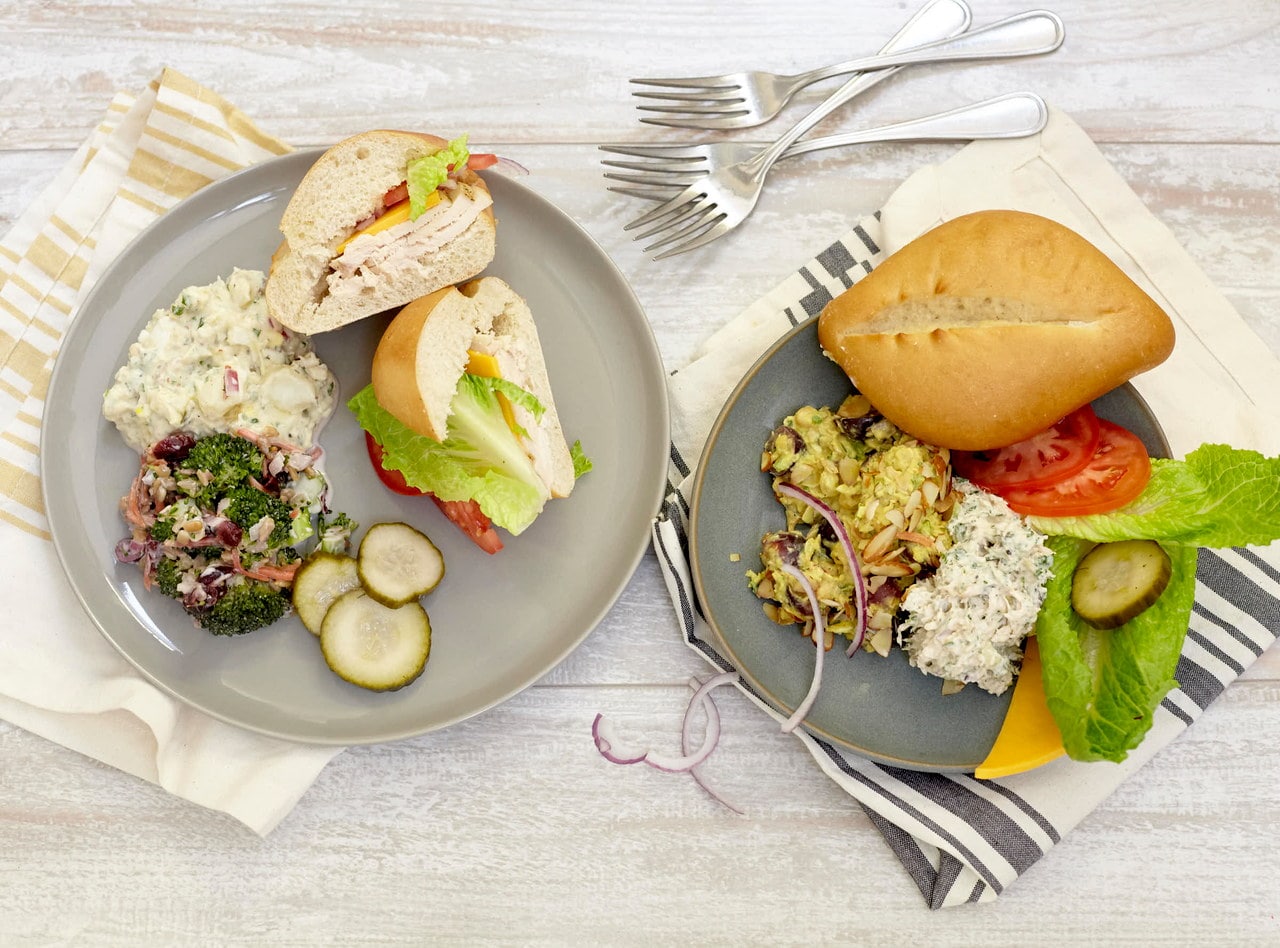 Build-Your-Own Sandwich Bar with Chickpea Salad by Chef Jenn Strange