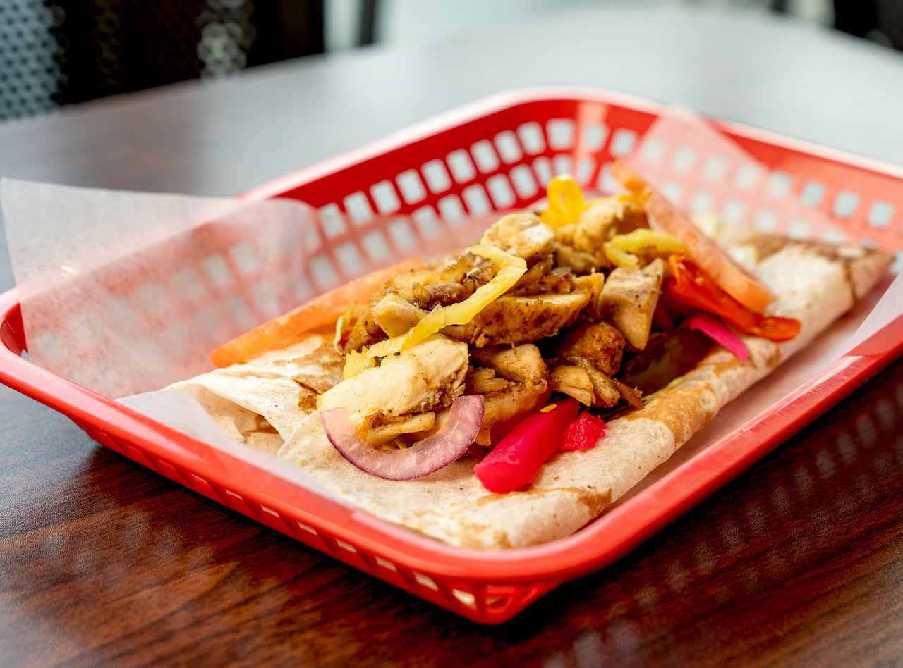 Chicken Shawarma Saj Wrap by Chef Hisham Wattar