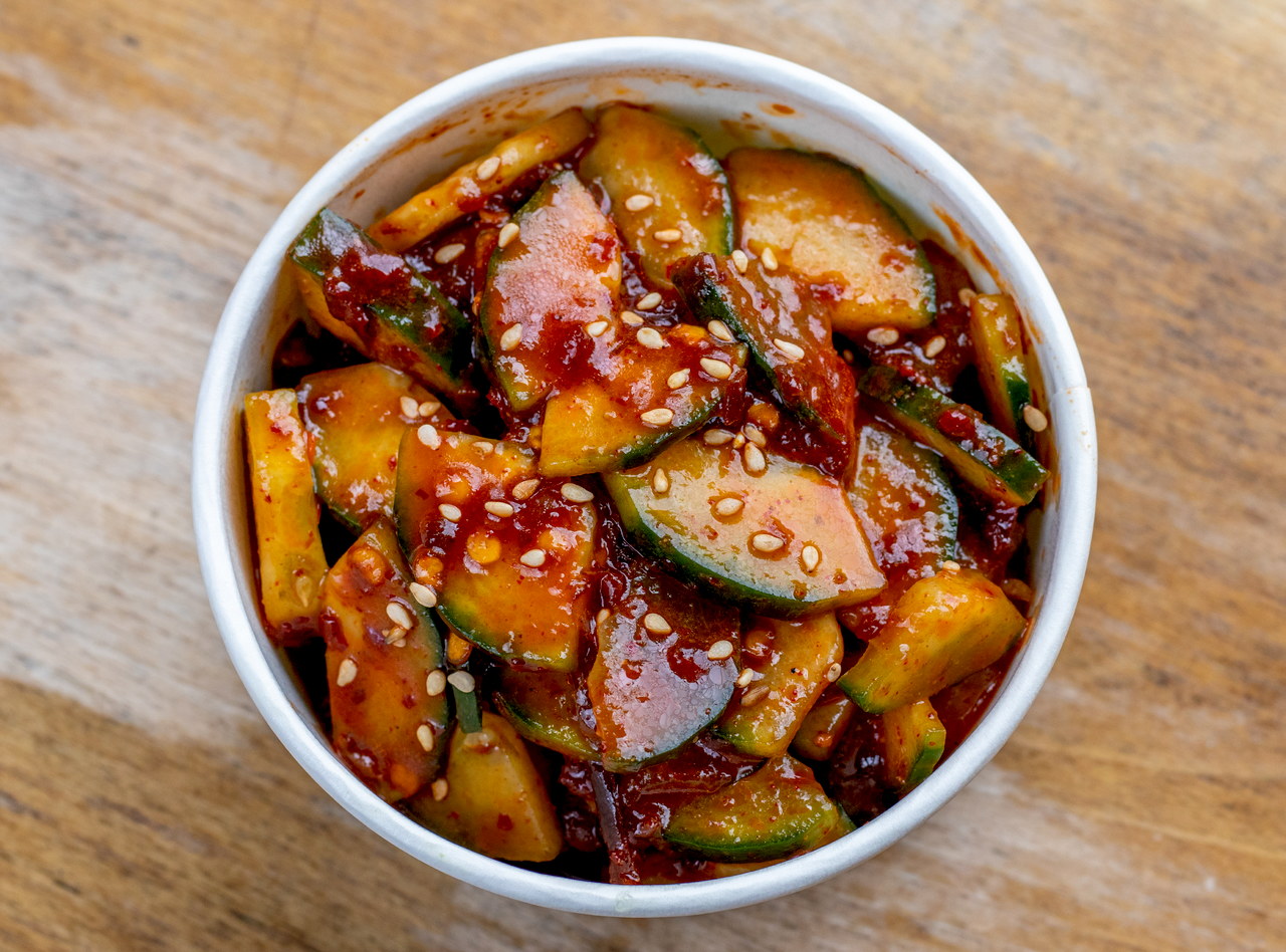 Cucumber Kimchi Salad by Chef Kyungmin Lee