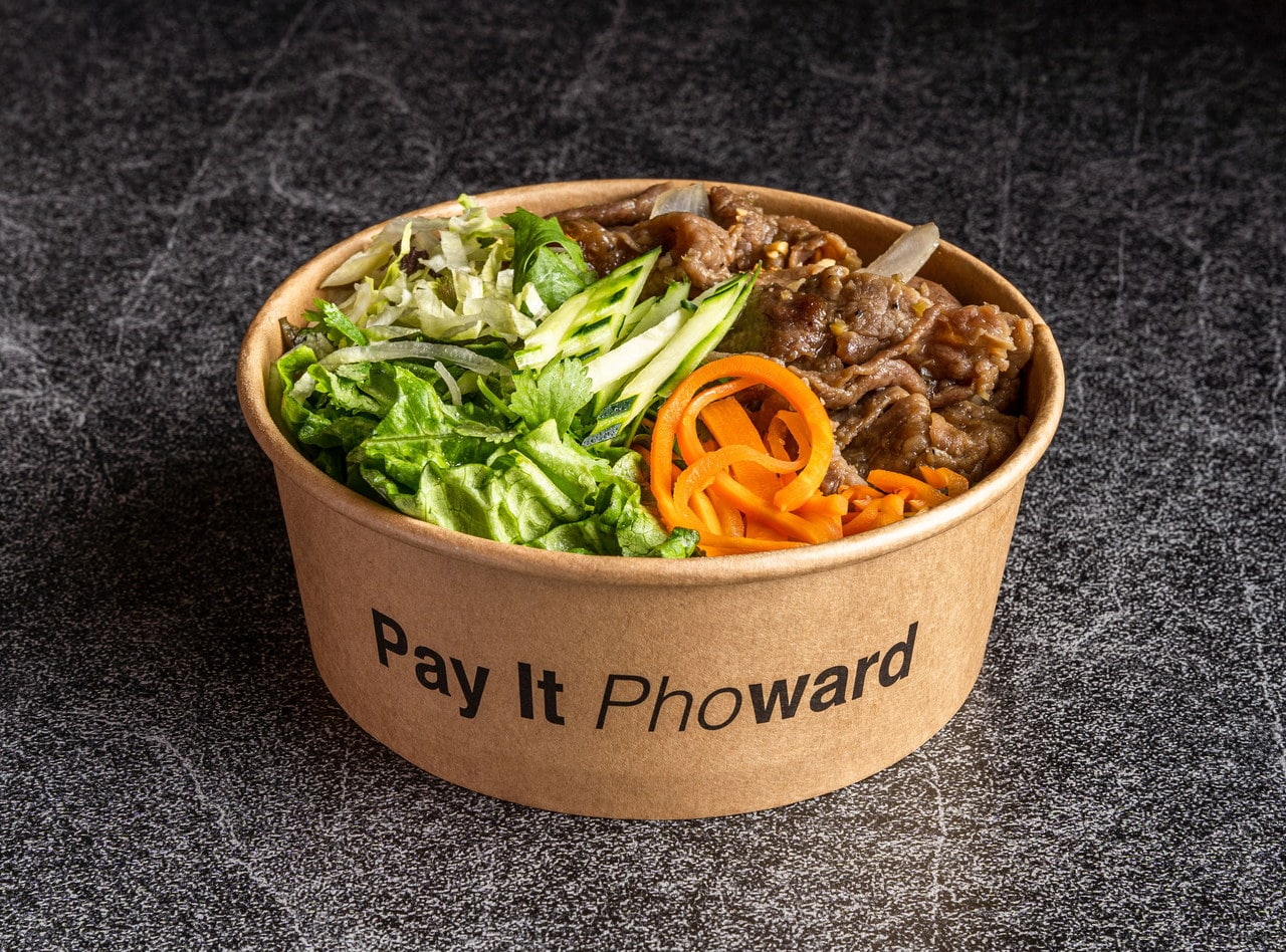 Vietnamese Salad with Lemongrass Chicken Boxed Meal by Vinason Pho Kitchen - SLU