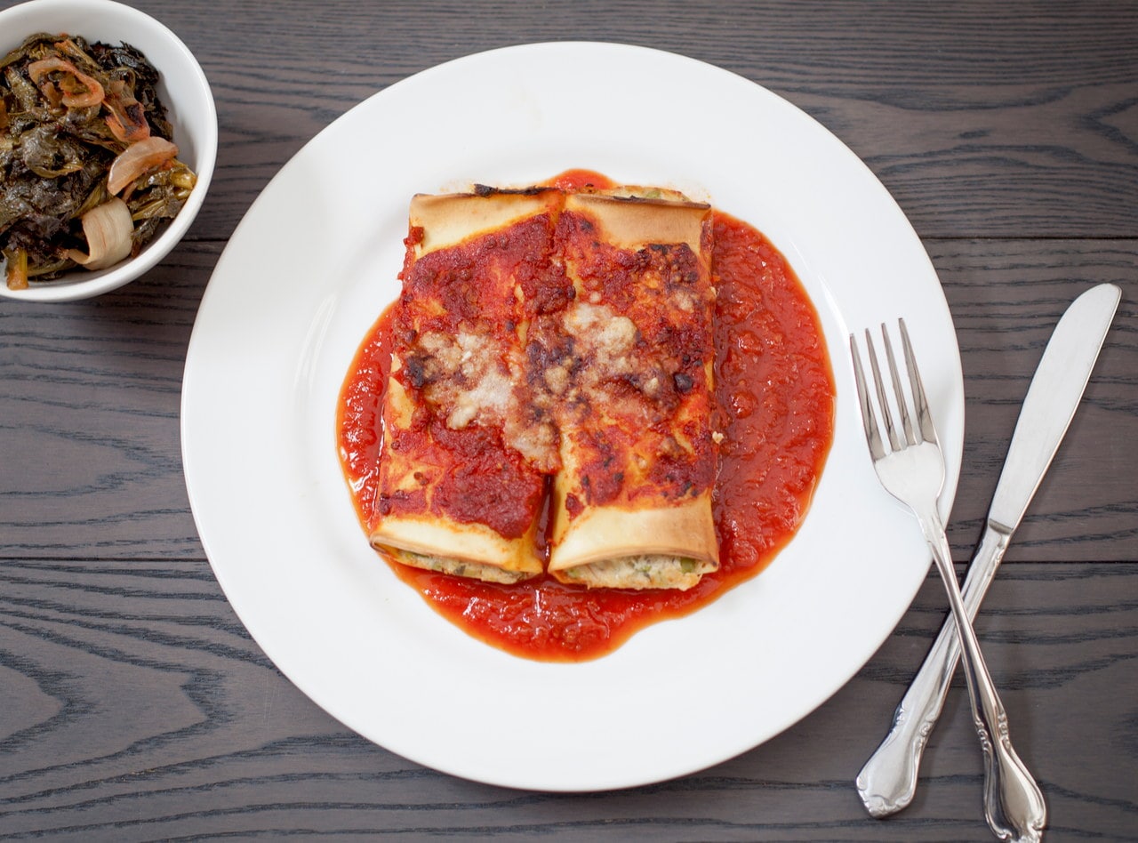 Braised Chicken & Ricotta Cannelloni by Chef Ron Anderson
