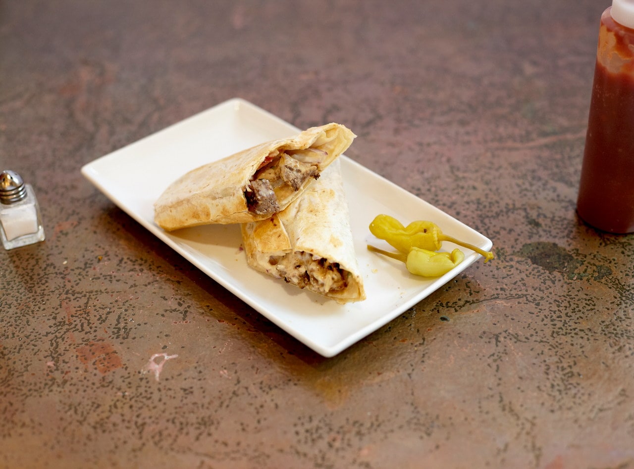 Halal Beef & Lamb Shawarma Sandwich by Chef Salam Ibrahim