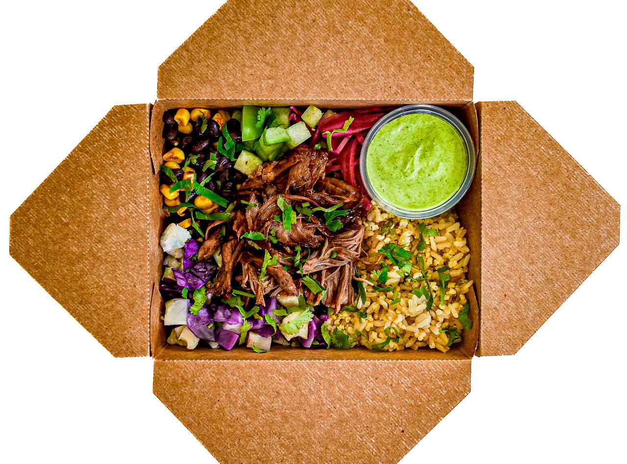 BYO Carnitas Rice Bowl by Palmita