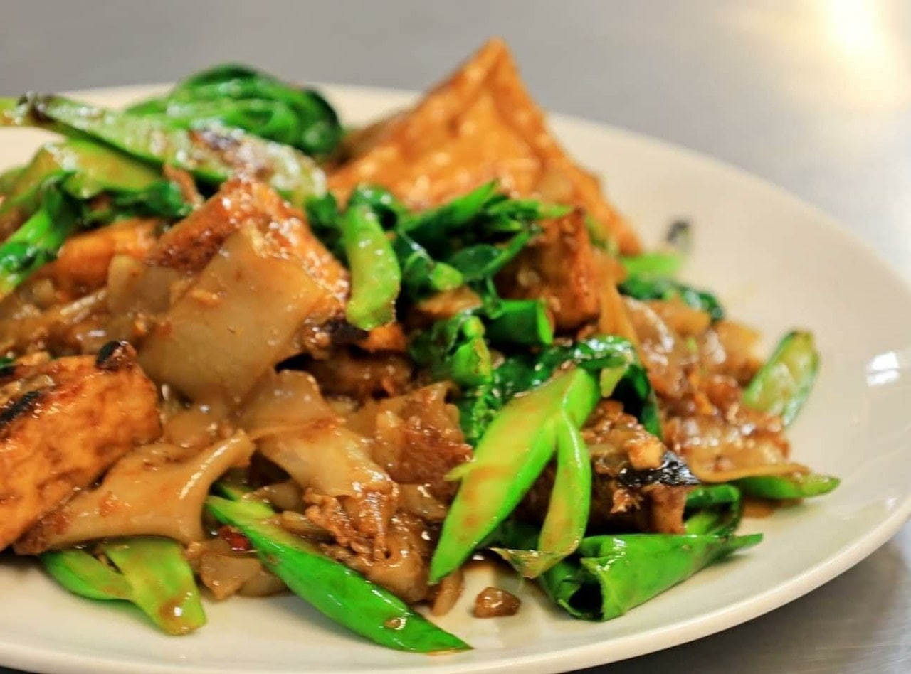 Pad See Iew with Tofu by Chef Suwat Piyathanawiwat