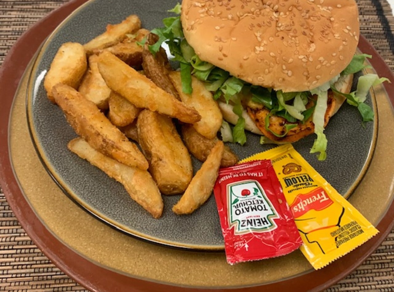 Vegetarian Tofu Burger Boxed Lunch by Chef Edgar Fauvet