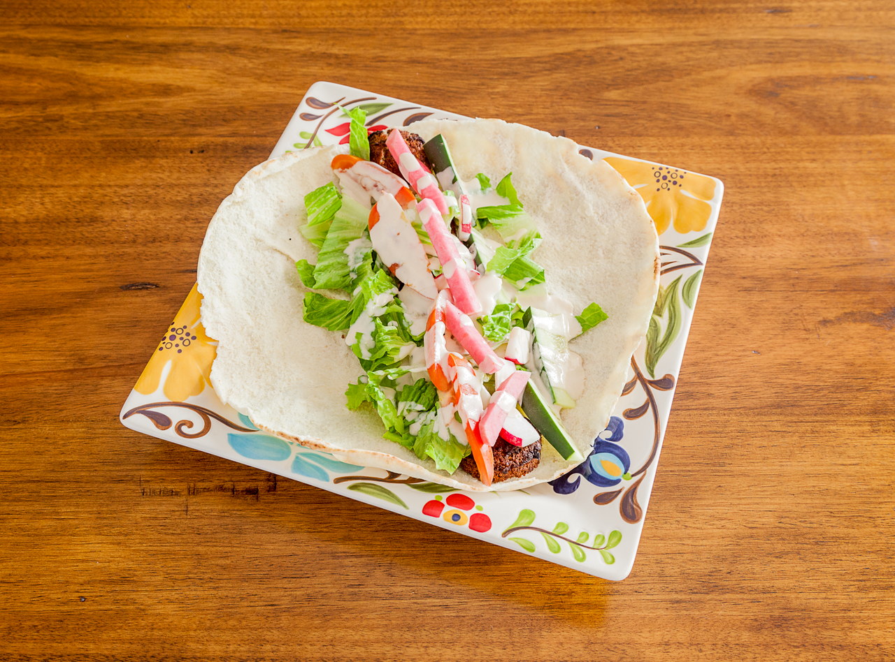 [deprecated] Build Your Own Traditional Falafel Pita by Chef Andrea Ryan