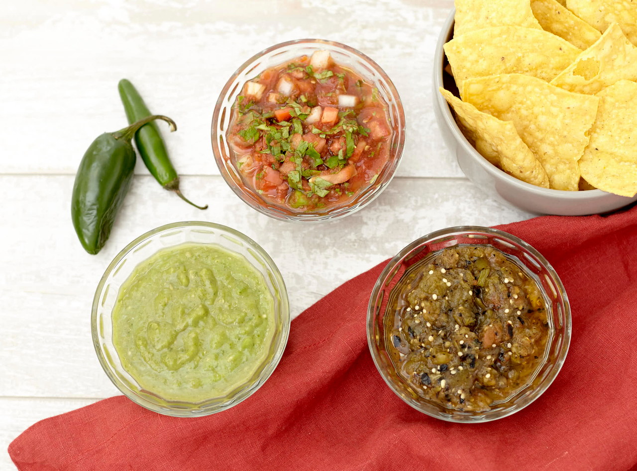 Traditional Salsa Trio by Chef Frankie Morales