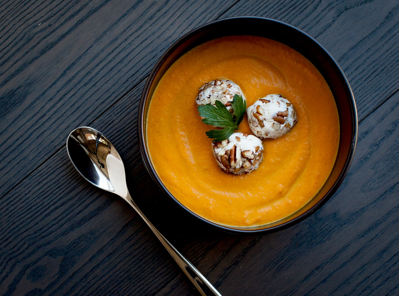 Curry Carrot Soup by Chef Lisa Nakamura