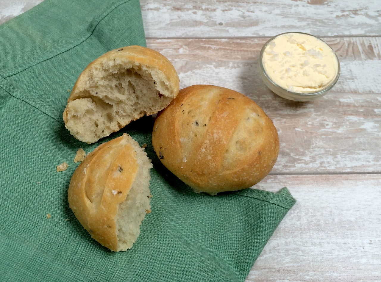 Fresh Herb Rolls by Macrina Bakery