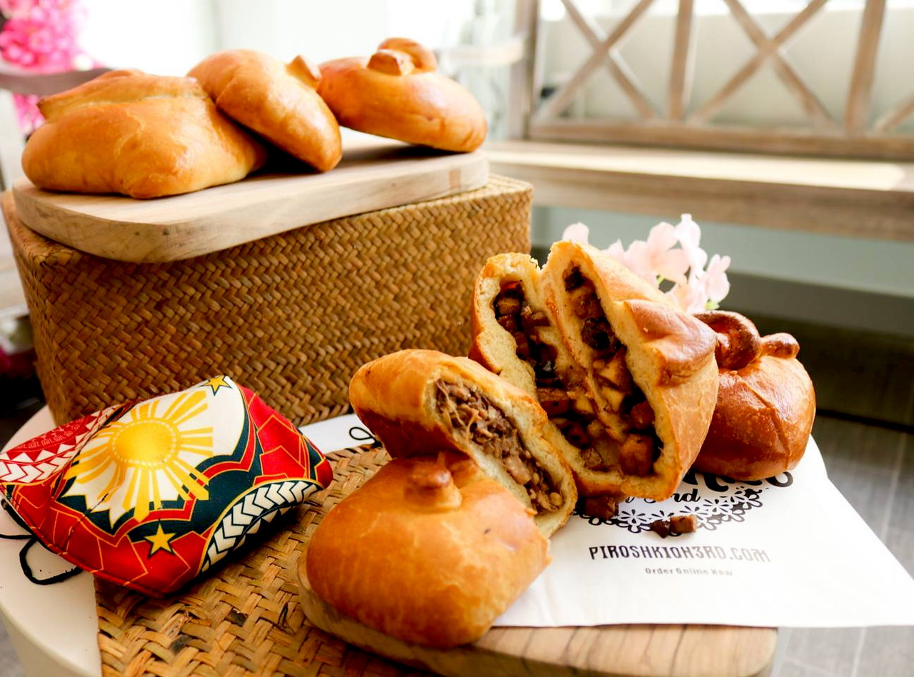 Bite-Size Pork Sisig Pinoyshki by Chef Aly Anderson