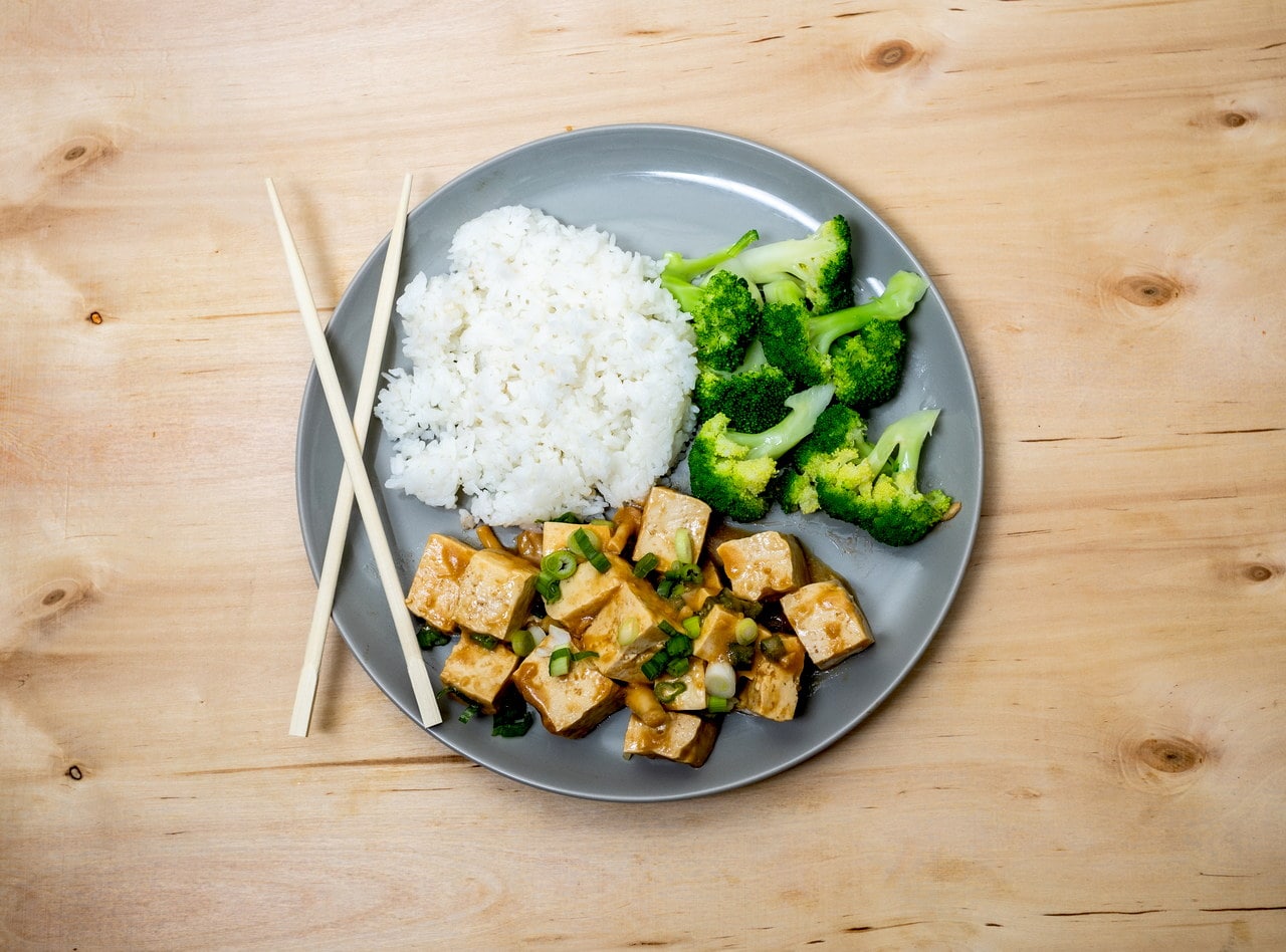 Miso Braised Tofu Boxed Meal by Chef Jack Zhang