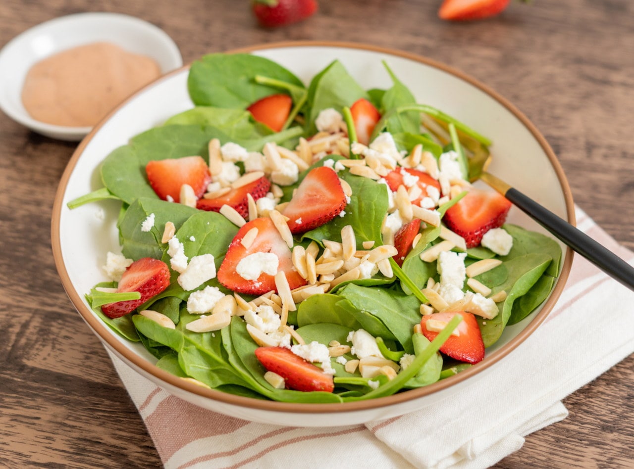 Spinach Strawberry Salad by Heidi Finley