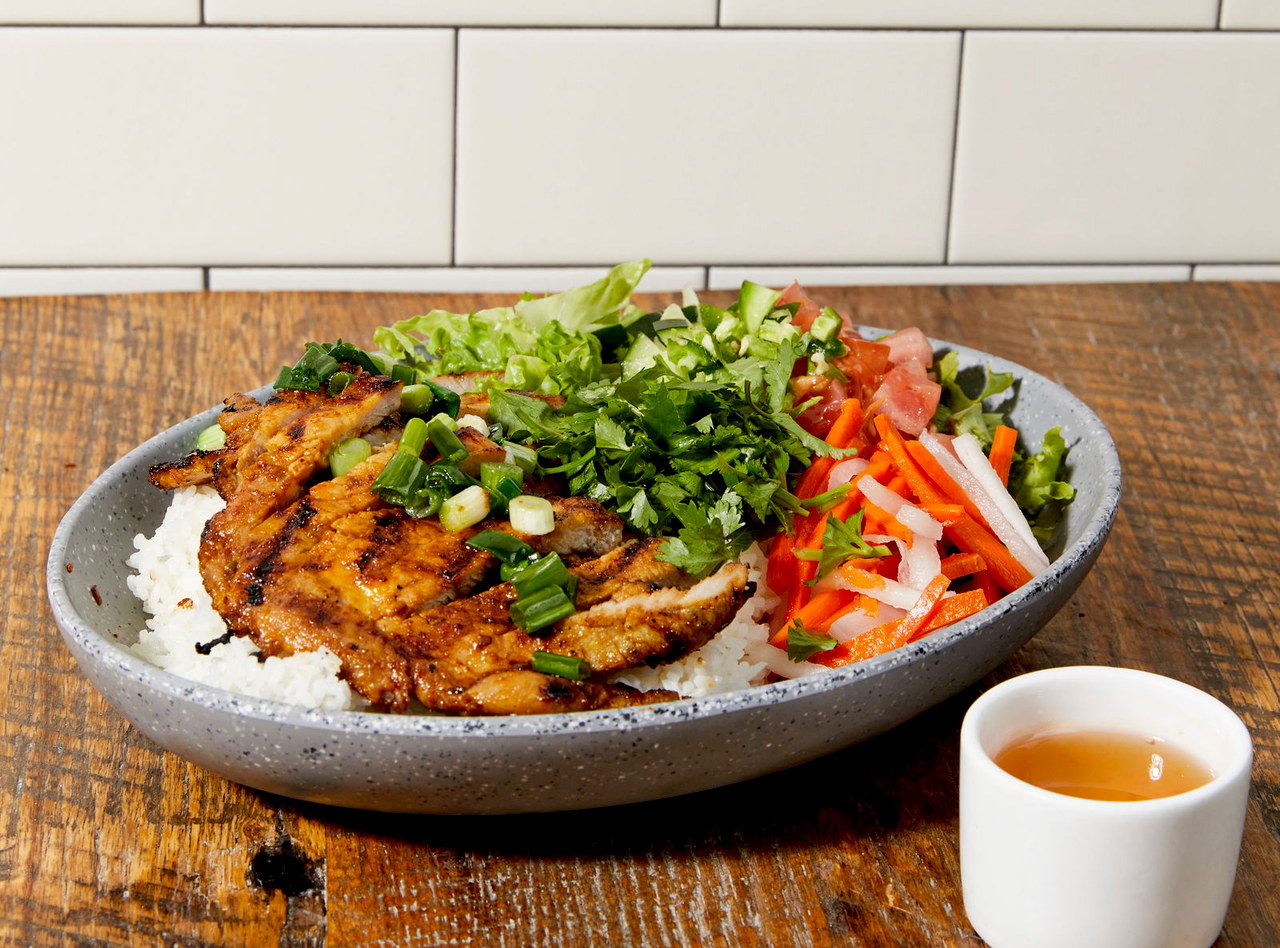 BYO Pork Broken Rice Bowl by Chef Paul Nguyen