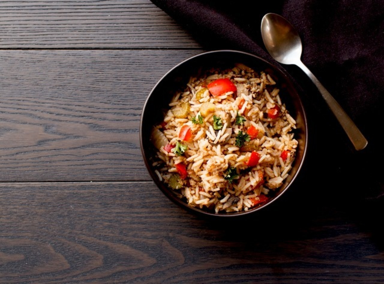 Cajun Dirty Rice with Ground Turkey by Chef Victor Williams • Corporate