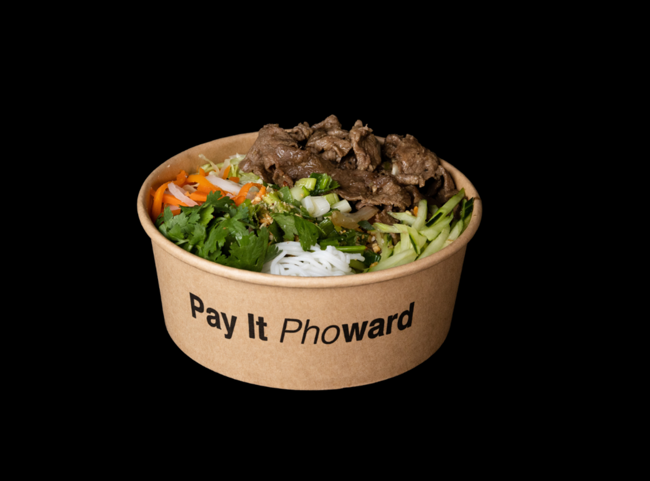 BYO Lemongrass Beef Vermicelli Bowl by Vinason Pho Kitchen - SODO