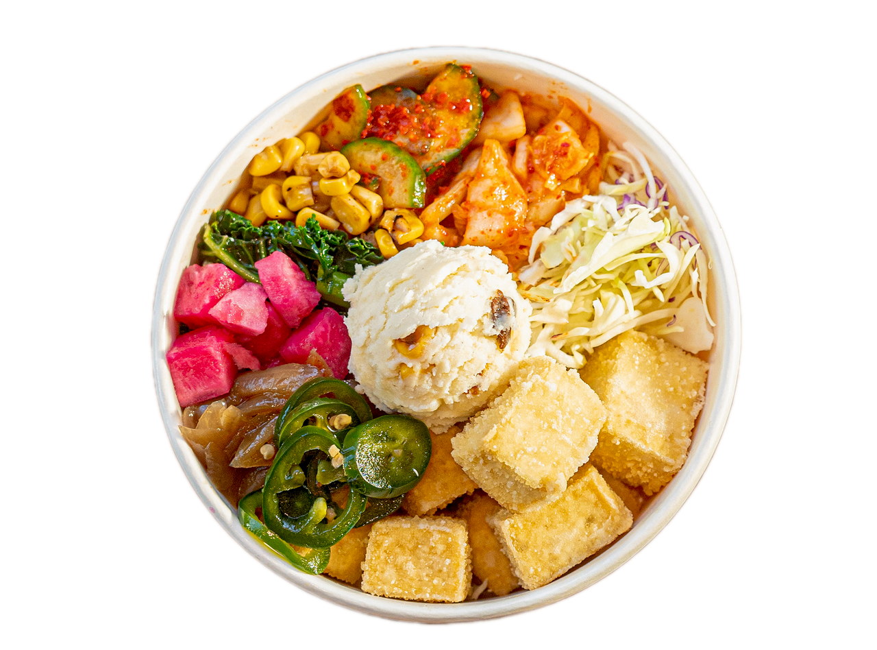 BYO Fried Tofu Bowl by Seoul Bowl