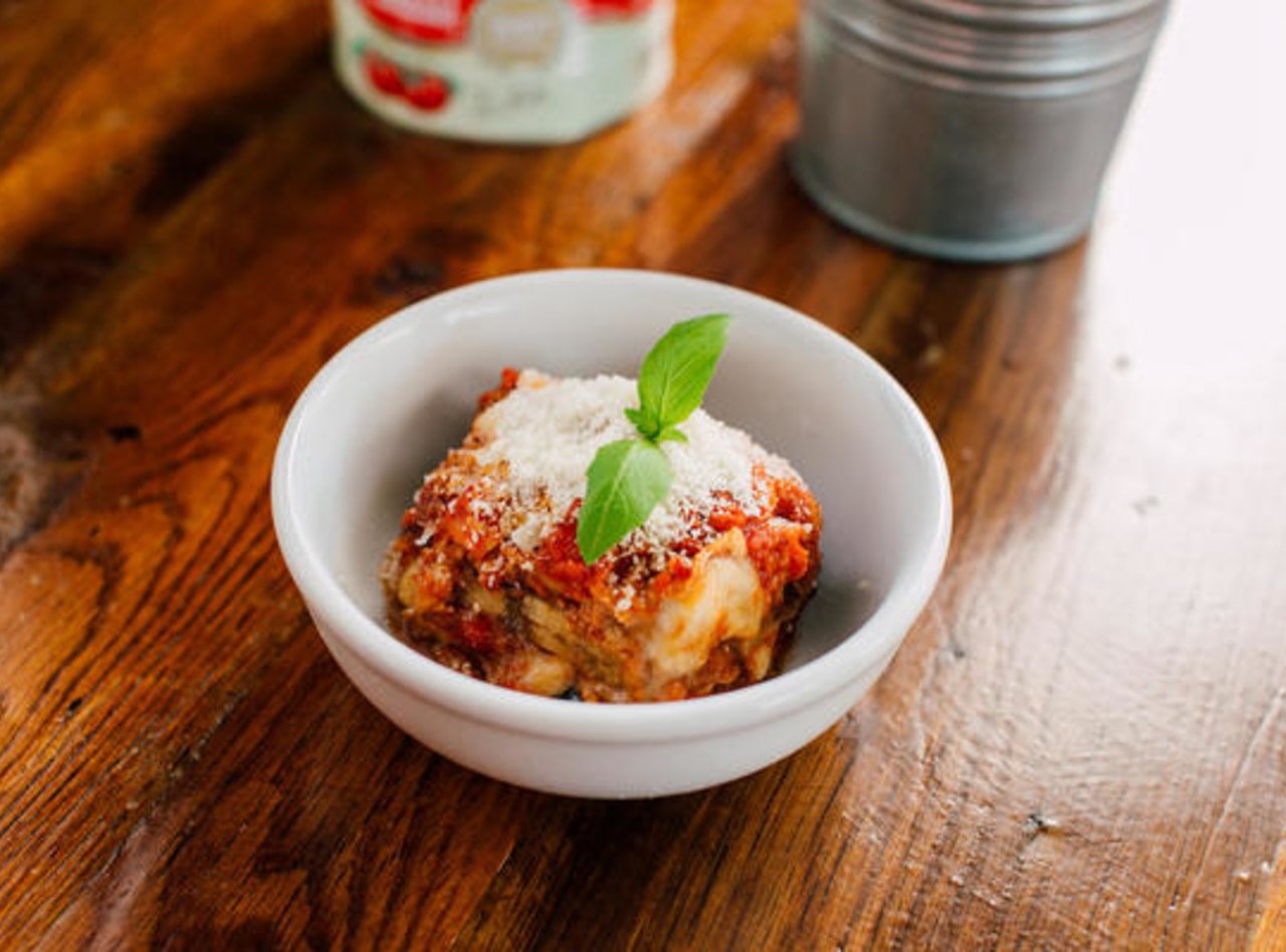 Eggplant Parmigiana (half tray) by Chef Filippo Fiori • Corporate Catering in Seattle, Bellevue