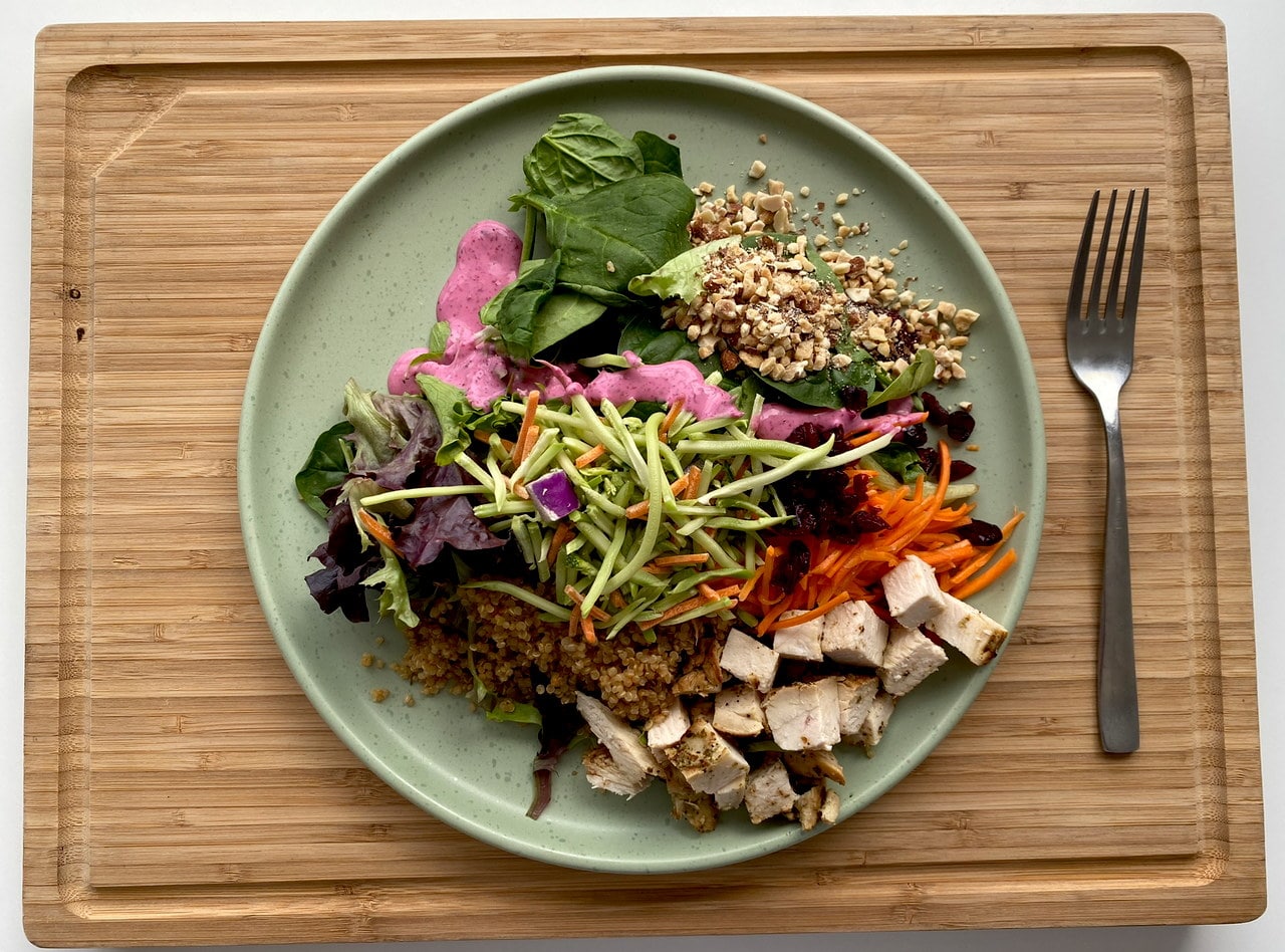 BYO Spiced Quinoa Grain Bowl with Lemon Herb Chicken by Chef Matt Hunt