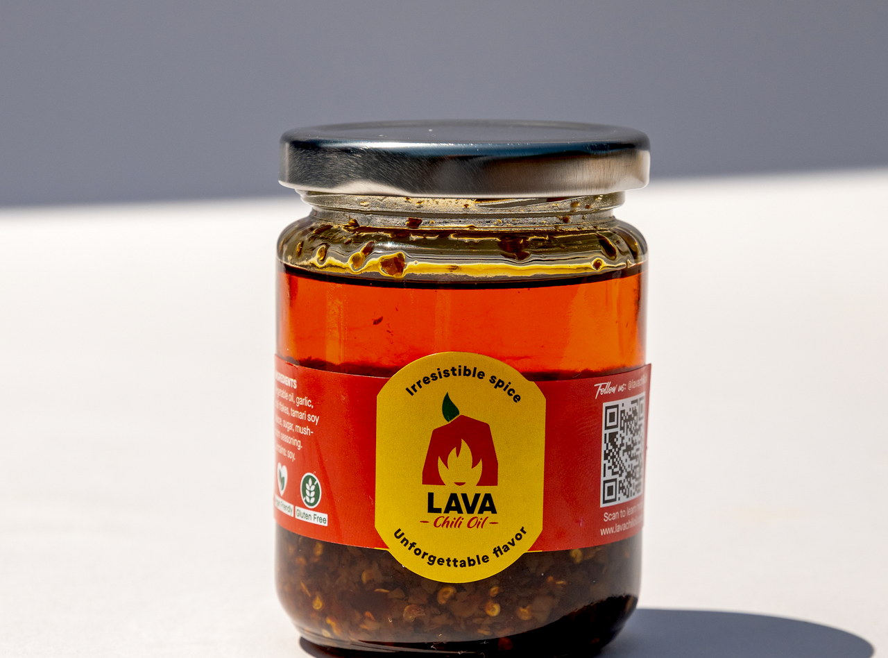 Individual Lava Chili Oil by Thuy Phan