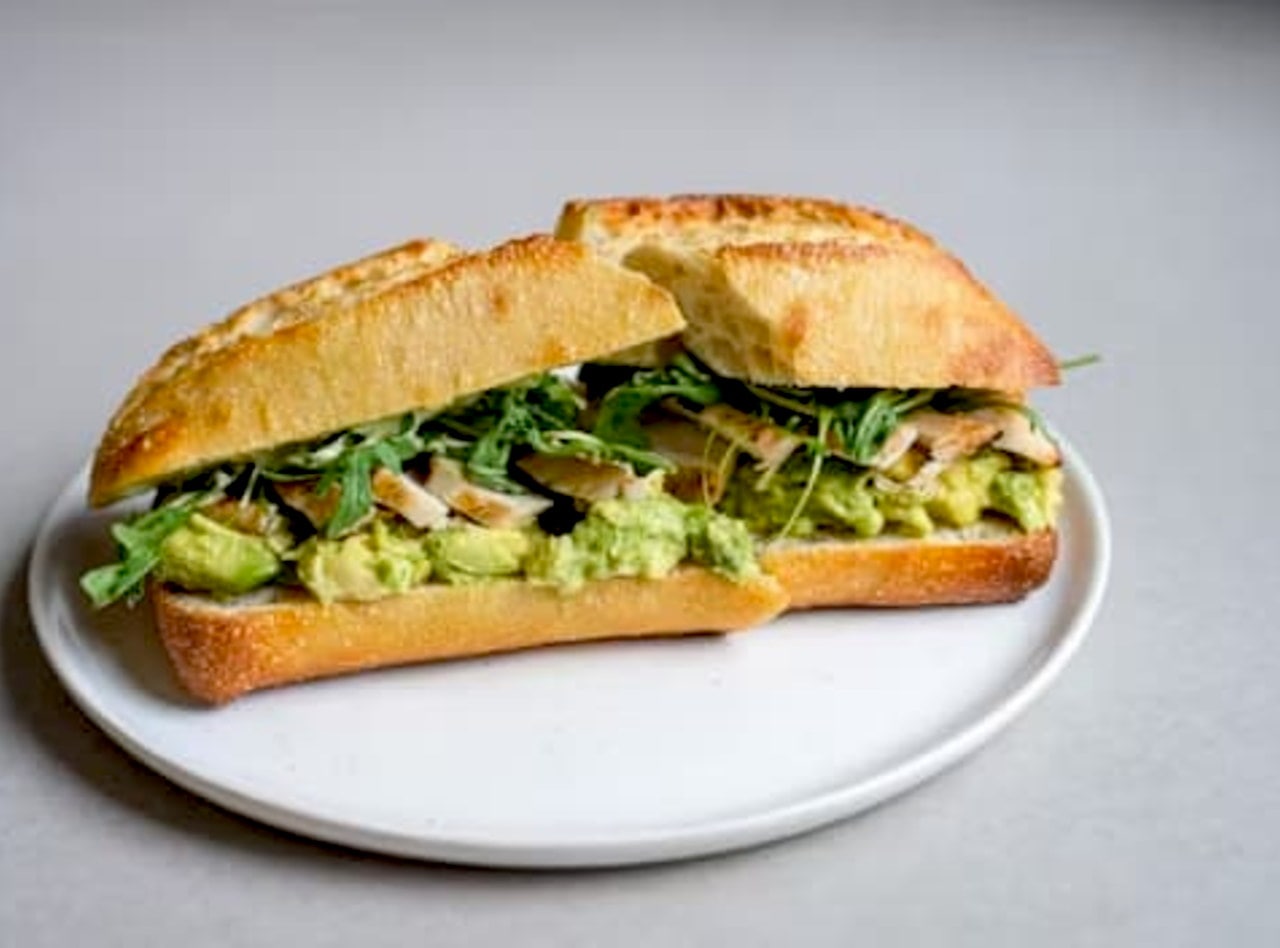 Avocado & Chicken Sandwich by Chef Harper Moll