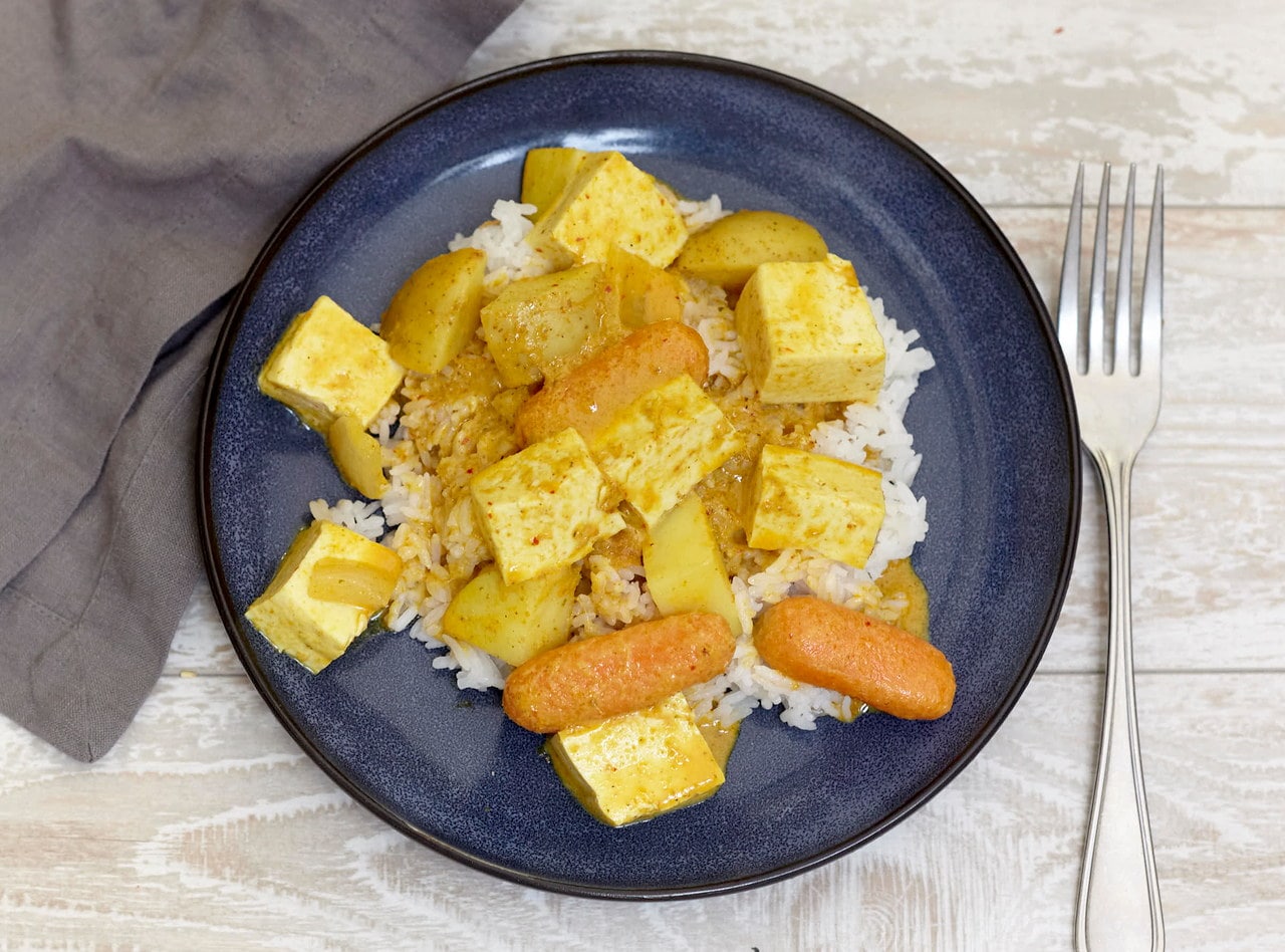 Thai-style Yellow Curry with Tofu by Chef Tanya Jirapol