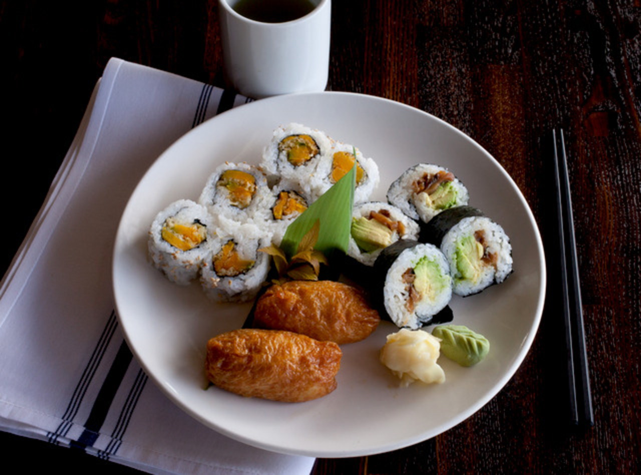 Vegan Sushi Boxed Lunch by Chef Hideaki Taneda