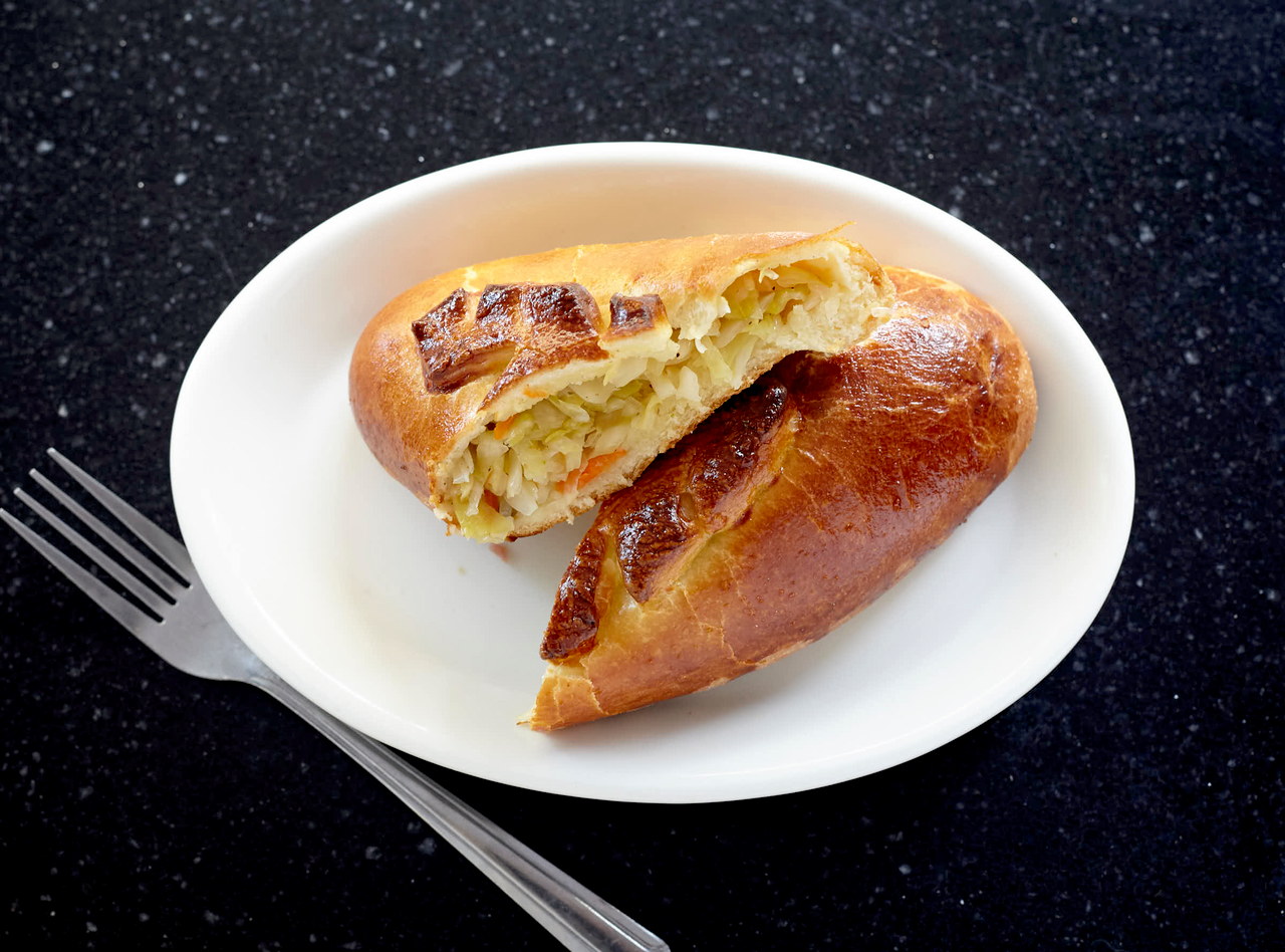 DEPRECATED Piroshki with Cabbage, Carrots, and Onions by Chef Aly Anderson