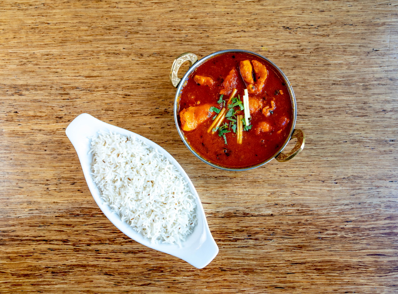 Chicken Vindaloo Plate by Chef Sukhchain Singh