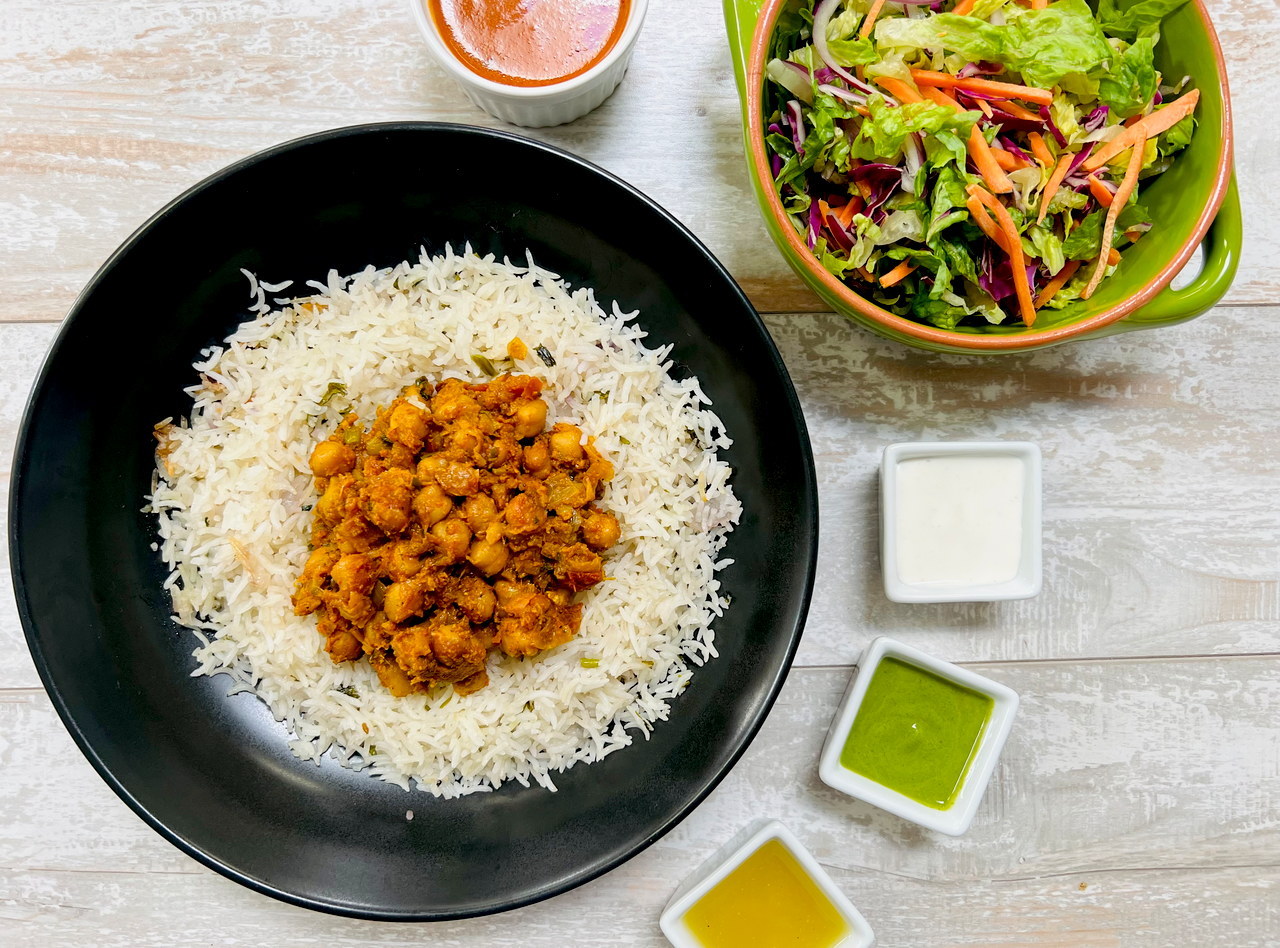 Chana Masala Bowl Boxed Lunch by Chef Anubha Singh - Bellevue