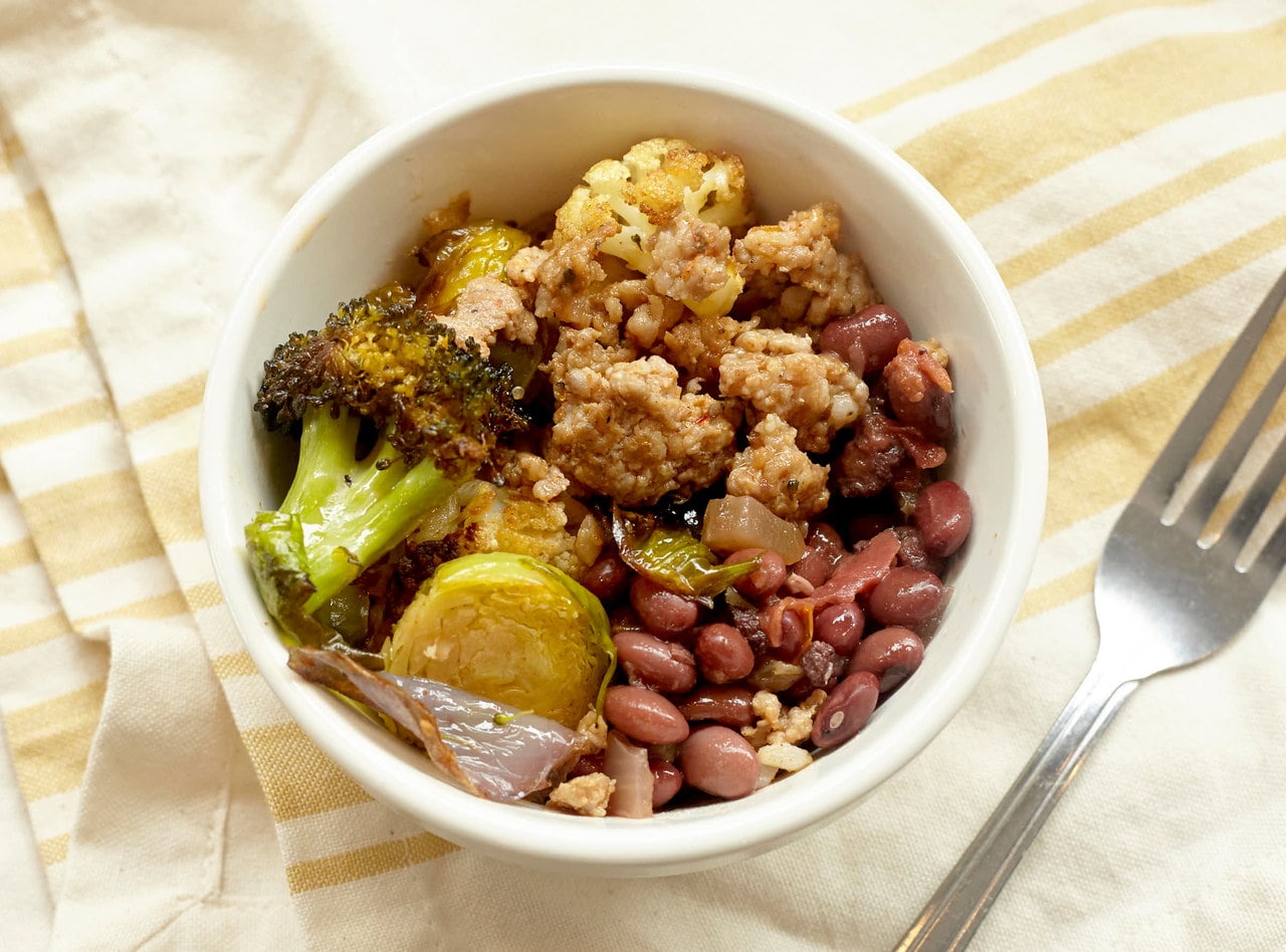 Vegan Red Beans and Roasted Vegetables by Chef Annie Koski-Karell