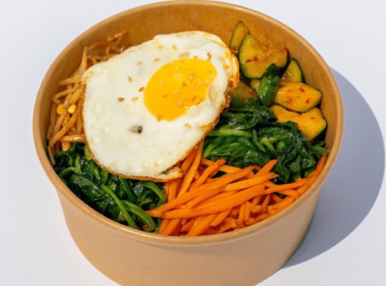 BYO Vegetarian Fried Egg Bibimbap Bowl by Thuy Phan