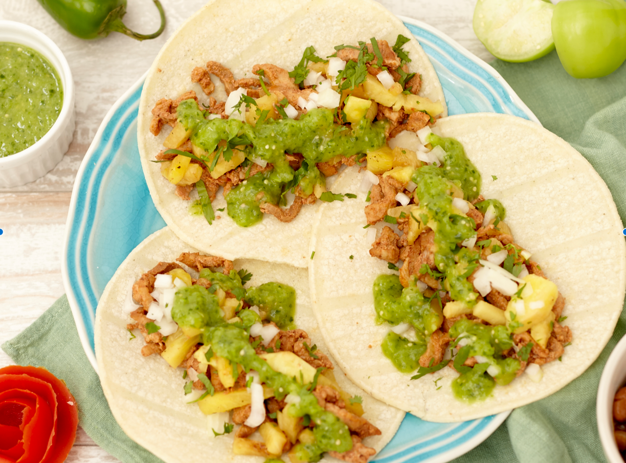 Appetizer Taco with Pork Al Pastor by Chef Frankie Morales - Cocina MX32