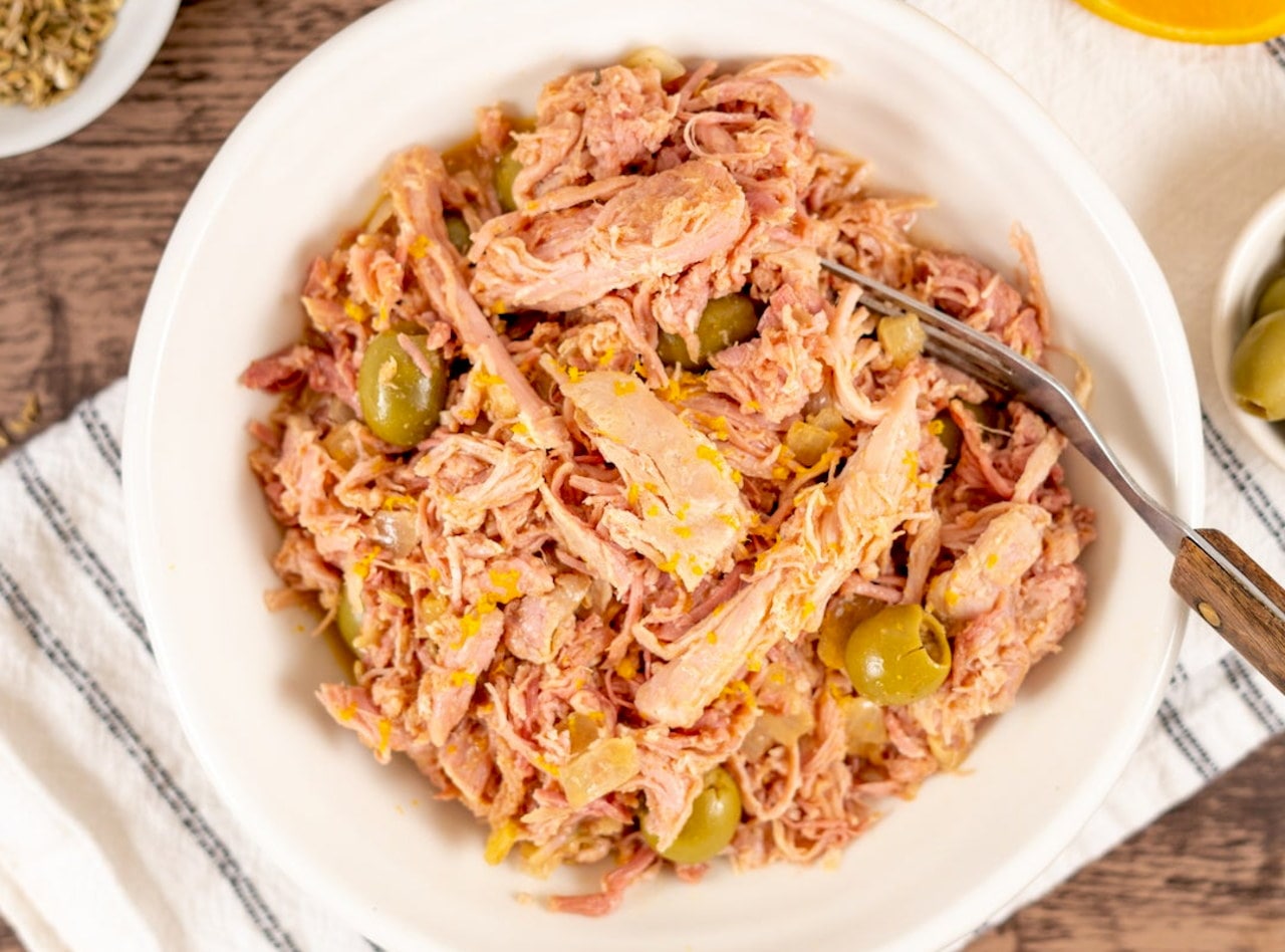 Orange-Chili Pulled Pork Plate by Heidi Finley