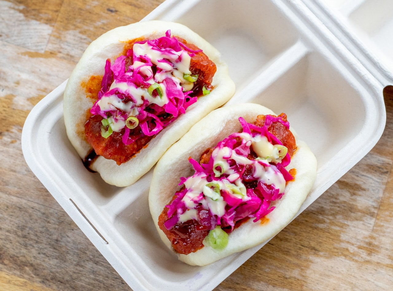 BYO Tofu Cauliflower Bao by Chef Kyungmin Lee